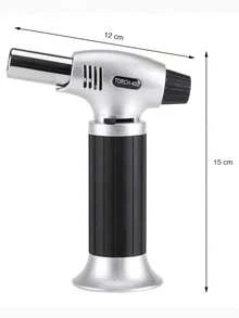 Flameador Soplete Butano De Cocina Gourmet Profesional - Negro - Ver 2