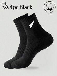 40 peças/30 peças/24 peças Meias Esportivas Confortáveis Unissex, Meias de Algodão, Adequadas para Esportes e Treinamento, Meias Longas para Mulheres, Uso Casual e Empresarial, Antibacterianas, Macias, Pretas e Brancas, Resistentes a Odores, Absorventes de Umidade, Macias e Leves, Adequadas para Outono/Inverno, 20 peças/10 peças/8 peças/6 peças/4 peças/2 peças