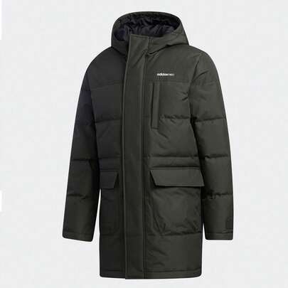 Adidas M WINT DWN PRKA Men's Hooded Warm Winter Down Jacket, Sports Down Jacket GJ8779