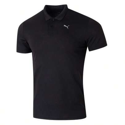 Puma Men's Performance Polo Shirt, Casual Loose Fit Comfortable Short Sleeve Sportswear