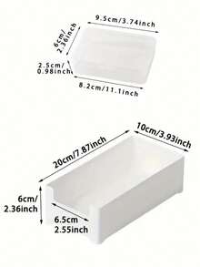 1 Set Cable Management Box, Power Cord And Charging Cable Organizer, Phone Charger Holder, Cord Winder, Desktop Cable Tidy Box, Cable Management Box, Cable Organizer, Cable Storage, Cable Organizer, Cable Organizer, Cable Storage Box, Charger Cable Organizer, Charging Cable Organizer, Cable Management Box, Zhsmyup Cable Organizer, Charger Organizer, Drawer-Style Cable Organizer, Charging Cable Storage Box - Multicolor - View 8