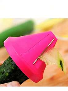 3pcs Multi-Functional Vegetable And Fruit Peeler And Spiral Grinder - Suitable For Potatoes, Carrots, Radishes, Etc. - Multicolor - View 3