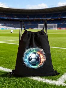 Drawstring Bag School Backpack Sport Bag Women's Fashion Shoulder Backpacks Canvas Shopping Bag Organizer For Travel Cycling Hiking Woman Large Capacity Storage Shopper Bags Initial Name A To Z Pink Letter Print