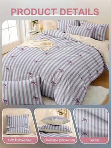 2/3-teiliges Bettwäsche-Set mit Digitalprint, kuschelig und atmungsaktiv, hautfreundlich und bequem, Trösterüberzug-Set, weich und pillingresistent, Heimtextilien, Raumdekoration, 1 Tröserüberzug und 1/2 Kissenbezüge, Bettdecke nicht enthalten, passend für Betten in Größen Twin, Full, King, Queen, geeignet für alle Jahreszeiten, Oeko-Tex