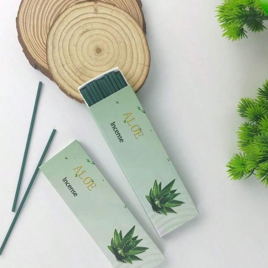 105/175pcs Exquisite Aloe Vera Incense Sticks, Fragrant Scent Suitable For Home, Hotel, Yoga, Meditation, Perfect Gift Choice - Aloe Vera - View 1