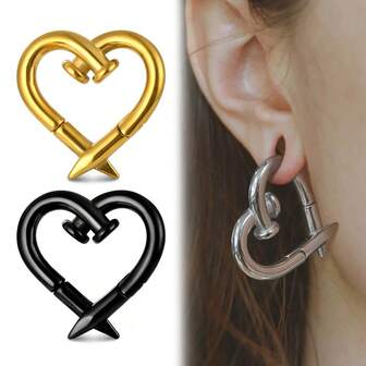 1ชิ้น ต่างหูแบบถ่วงน้ำหนักลายวงกลม ที่ขยายหู สแตนเลส 316 เครื่องประดับเจาะร่างกายสำหรับผู้หญิง