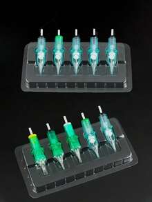 10/20/50pcs Disposable Tattoo Needle Stand, Keeping The Workbench And Integrated Needles Clean And Tidy, Suitable For Tattoo Artists And Beginners - Professional Tattoo Tools Help You Maintain Cleanliness And Neatness During Work. - Clear - View 6
