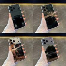 Car Dodge Challenge S-SRT Phone Case Covercompatible With  17,16,15,14,13,12,11 Pro,Max,Plus,X,XS,XR,SE4,E Mini Transparent Soft Cover,Covercompatible With  17 Case,  17 Pro Case,  17 Pro Max Case