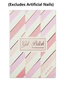 160 Colors Fake Nails Tips Display Book Nail Polish Storage Book False Nail Styles Showing Book ,Color Card Display, Nail Oil Glue Display Board Sample Display Booklet(Excludes Artificial Nails) - Multicolor - View 10