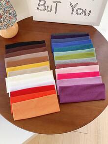 3pcs/Set Running & Sports Sweatband, Women Absorbent Headband, Men Hairband, Headwrap, New Design Hair Accessories Women Bandana Fashion Head Wrap, School Stuff, College, Headbands Fall Winter Hair Band For Vacation Outfits Woman Elegant Scarf - Multicolor - View 2