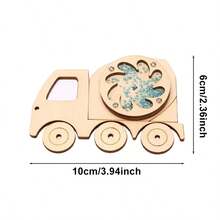 Montessori Busy Board Toy Unfinished Parts, Early Childhood Intelligence Development And Behavioral Habit Training, DIY Memory Walking Board - Multicolor - View 10