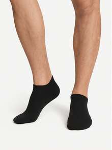 1/9/10/15/30/40 Pairs Solid Color Unisex Socks, Soft And Lightweight Low Cut Ankle Socks For Men And Women