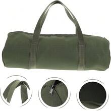 防水露营装备工具包 - 卷式工具收纳袋，适用于露营和徒步旅行 - 便携式帆布多隔层工具包 | 户外生存装备收纳 - 彩色 - 查看 11