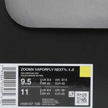 Nike 男式 ZOOMX VAPORFLY NEXT% 4 JI 低帮跑步鞋 HV6107-100 - 白色 - 查看 7