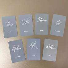 7张Kpop偶像JungWon、HeeSeung、Dixon双面印刷涂层LOMO卡片，SungHoon、Jake粉丝收藏礼品 - 彩色 - 查看 8