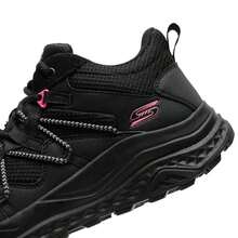 Skechers Women's Casual Shoes LUNA TRAIL Women's Slip-On Short Boots, Lace-Up Sports Shoes, Comfortable Walking Shoes 117495-BBK - All Black - View 8