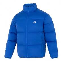 Chaqueta deportiva acolchada Nike AS M NK CLUB TF Down JKT DWN para hombres FZ5029-480 - Azul/Azul marino - Ver 1