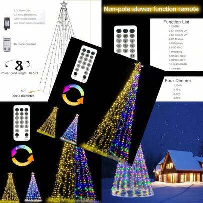 Outdoor Christmas tree s 12 feet tall with cone star artificial Christmas trees for holiday decoration ideal for outdoor use during Christmas New Year and festive seasons warm white ing