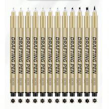 12支/套 细线笔，艺术动漫绘画素描笔，防水 - 彩色 - 查看 10