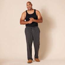 Essentials Men's Flannel Pajama Pant - Burdeos - Ver 8