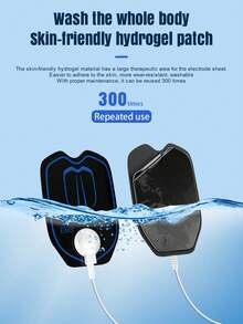 Dual Output TENS Pulse Massager, EMS Pulse Massage Technology, 6 Massage Modes, 19 Intensity Levels, Medium-Low Frequency Pulse Massager, Full Body Washable Skin-Friendly Pads, Large Area Therapy Electrodes, Long-Lasting Rechargeable Battery, Smart Pulse Massager, Multi-Functional Portable Massage Pad Insulation, Galentines, Puppy, Carnival, Party Decorations - Multicolor - View 8