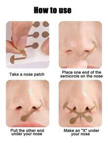 Nose Wing Auxiliary Stickers, Nose Wing Reduction Stickers, Nose Wing Edge Downward Trace Auxiliary Stickers, For Men And Women, Suitable For All Skin Types, Dental, Teeth - Multicolor - View 7
