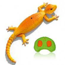 UINLE Baby 1 pieza Juguete de lagarto que trepa por la pared con control remoto, Coche de Gecko RC 2.4Ghz, Animal realista con luces LED, Modo dual para conducir en el piso y en la pared, Juguete para niños, Adecuado para regalos de cumpleaños y Navidad para niños y niñas