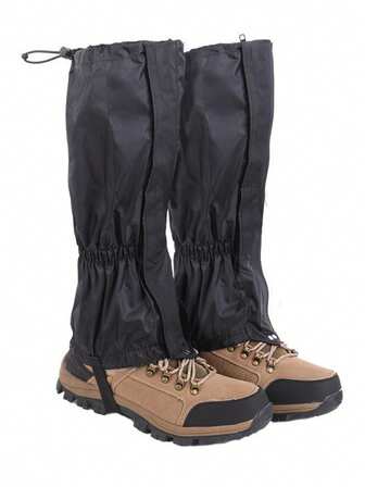 1 pieza Protector de pierna impermeable, envoltura para el cuidado del césped, manga de pierna impermeable ajustable para hombres y mujeres, protector de pierna transpirable de uso múltiple para trabajos agrícolas, jardinería, caza al aire libre, senderismo, trekking, protección de las piernas contra el agua y la nieve