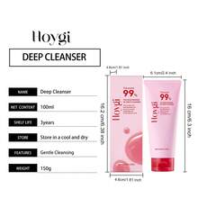 Hoygi Niacinamide Deep Cleansing Milk Cleanses Pores Gently, Removes Acne, Cleanses Face With Refreshing Care, Moisturizes And Nourishes - Hồng 1 hộp - Xem 8