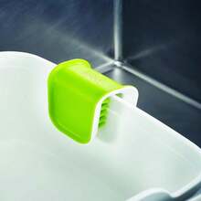 Joseph Joseph BladeBrush Knife And Cutlery Cleaner Brush Bristle Scrub Kitchen Washing Non-Slip, One Size, Green - ColorA - 查看 4