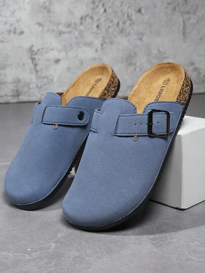 Elegantes y cómodos zuecos con suela de corcho, sandalias casuales unisex adecuadas para ir al trabajo, el hogar, la oficina, los viajes, la playa, en todas las estaciones