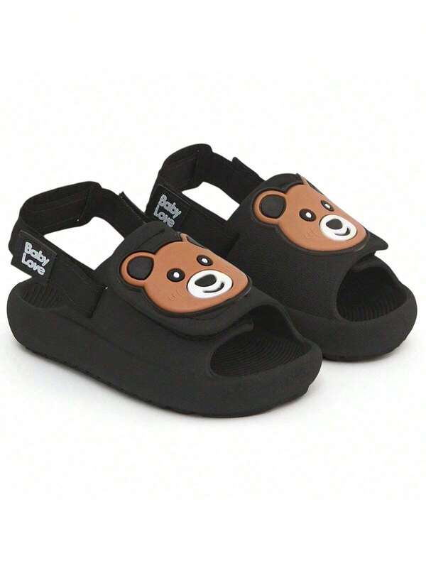 Sandália Babuche Infantil Menino Ortopédico Ursinho Confortável