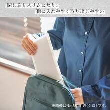 キングジム クリアファイル ホソ A4 二つ折り 15枚収納 ホワイト 5515- - ホワイト - チェックする 12