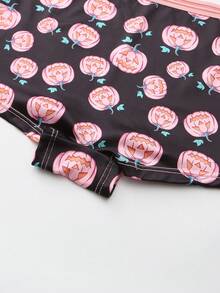 Dircho 6条装女士哥特骷髅印花撞色包边平角内裤，舒适柔软，弹力腰带，女士内衣裤 - 彩色 - 查看 3