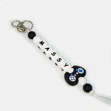 1pc Personalized Keychain/Bag Charm, Video Game, School Gift, Name Tag, Birthday, Goodie , Boy, Accessories