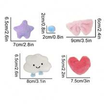 7/9Strings DIY 2D Door Curtain, Pink Planet Minimalist Door Curtain - Cute Pink Retro Stars And Bow Decorative Half-Curtain, No-Hole Kitchen Decoration For Girls' Room, Bedroom & Living Room, Elegant Lightweight Design