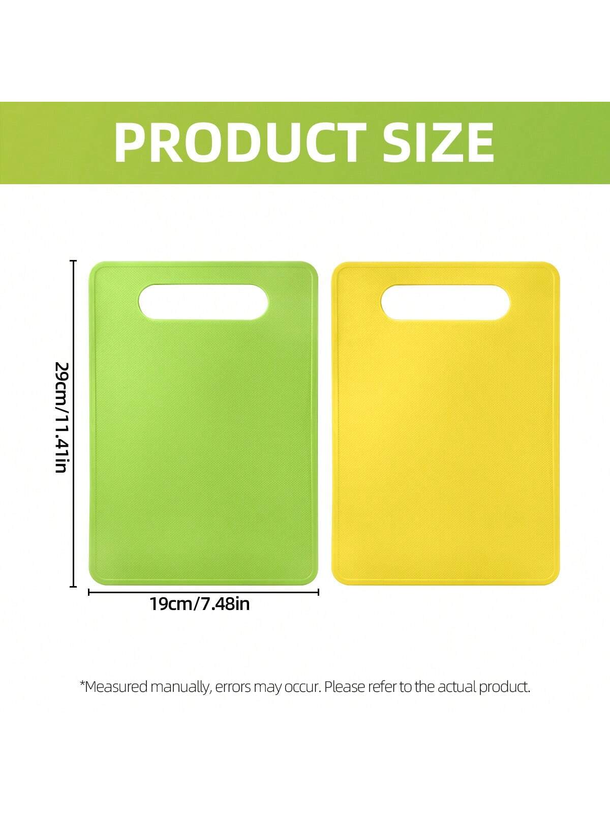 لوح تقطيع بلاستيكي مرن مضاد للانزلاق، صالح للغسل ف...