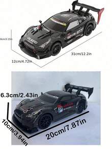1:14 Remote Control High Speed Drift Car, 2.4G Wireless Remote Control Four-Wheel Drive, Christmas, And - Multicolor - View 4