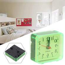 OBOVAY Compact Square Mini Alarm Clock - Loud Buzzer, Portable Design, Candy Colors, Durable Plastic Material, Suitable For Bedroom, Room, Study, Requires 1 AA Battery (Not Included) - Multicolor - View 11