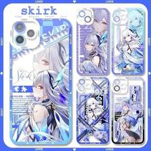 Skirk Handyhülle kompatibel mit iPhone 16e 16 15 14 13 12 11 Pro Max XR XS Max 14 15 16 Plus Mini Hülle weiche klare Abdeckung, Abdeckung kompatibel mit