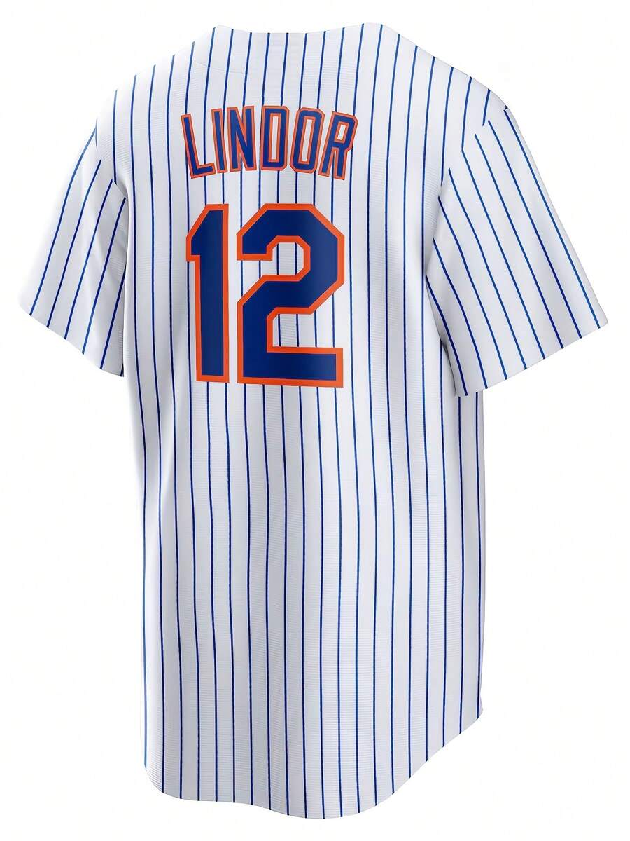 Men's Loose And Breathable V-Neck Baseball Shirt, Printed With The American Flag And #99 Number, Classic Fashion Retro Style, Button Closure, Comfortable Short Sleeves, Suitable For Casual Sports, Training And Game Wear, The Best Choice For Gift Giving - 白色 - 查看 1