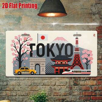 1 pieza Placa de matrícula de metal vintage, señal decorativa, logotipo del tren bala Shinkansen de Tokio, adecuado para el hogar, bar, cafetería, decoración de pared de garaje, estilo industrial, regalo para entusiastas de Japón, decoración de cafetería, decoración del hogar, señal de arte, hecho a mano, impresión de alta calidad, decoración Shinkansen, tema japonés, especialista en decoración del hogar, parejas japonesas, plano 2D, perfecto para Navidad, Acción de Gracias, tamaño como se muestra en la imagen