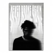 1pc, Hip-Hop Rap Pop Singer Wall Art,Pop Albums Vibrant A Stylish Bachelor Party Decor Room,Popular Songs Style Aesthetic,Black And White Vintage Poster Printing, Minimalism Canvas Painting, Suitable For Home Decoration,Bar Cart,Cafe, Patio,Birthday Gift,Living Room, Bedroom, Living Room, Home Office, Bathroom Decoration, The Perfect Gift For Your Friends,Wall Decoration20*28 Inch, Unframed