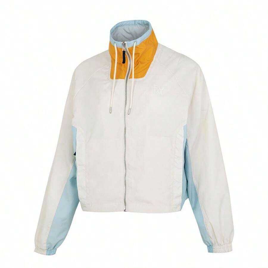 Puma Women's INFUSE Relaxed Woven Jacket Series Casual Jacket, Sports Jacket 626047-87 - Off White - View 1