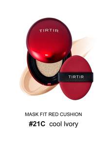 TIRTIR 红色气垫粉底液 气垫 轻盈遮瑕 持久轻盈半哑光 18g - 21C冷米白 - 查看 8