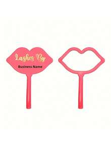 Personalized Eyelash Technician Mirror Props, Custom 3d Handheld Mirror Social Media Props,Personalized Makeup Mirror,Personalized Eyelash Room Decoration, Portable Handheld Mirror Gift,Handheld Mirror Social Media Props,Ideal Gift For Mother - Multicolor - View 5