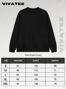 Men Winter Sweatshirt  Angel Design Fleece Lined Crewneck Pullover Y2K Style Gift for Him - Negro - Ver 7
