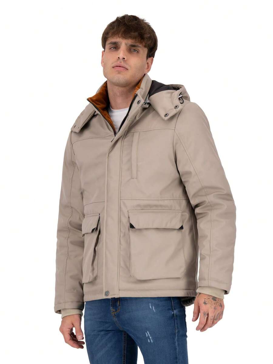 SAKERS OUTDOOR CLOTHING Men Jackets And Coats - Beige - View 1