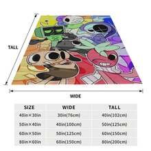 Dandy's World Blanket  Funny Warm Throw Blankets For Home Summer - 3 - View 4