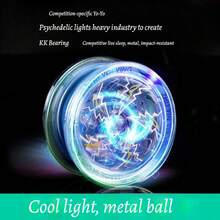 Metal Yo-Yo - Self-Rebound - A Multifunctional Juggling And Sports Ball Suitable For Outdoor Activities Of Teenagers. Suitable For Beginners To Train Hand-Eye Coordination, Body Coordination And Control Ability. Also Can Be A Gift For Outdoor Activities, Extreme Sports Enthusiasts, And Fitness Training. - Multicolor - View 8